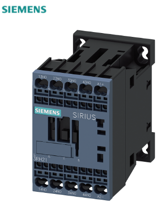 耦合輔助接觸器，4NO，110V DC，S00，彈簧拉緊接頭，帶壓敏電阻