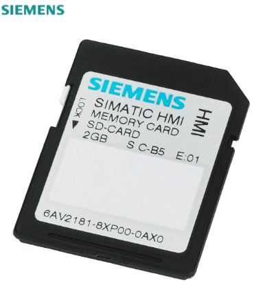 SIMATIC HMI SD 儲存卡 2 GB，室內(nèi) TIA 博途 V11 或以上版本