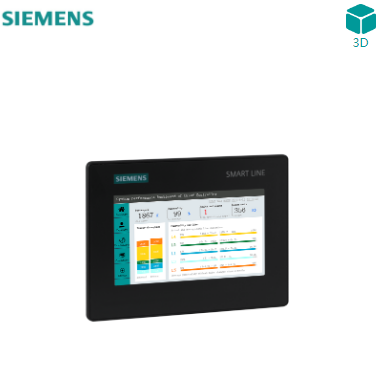 SIMATIC HMI Smart 1000 IE V4， 精彩面板， 觸摸式操作， 10” 寬屏 TFT 顯示屏